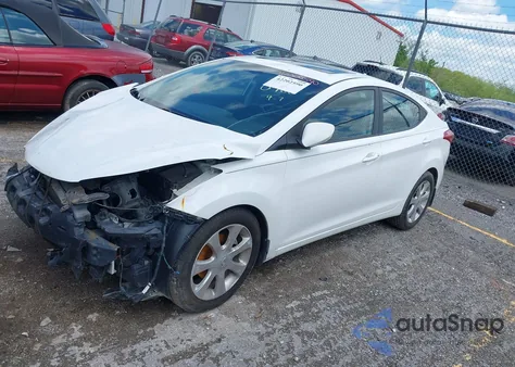2012 Hyundai Elantra Limited from USA, damaged, VIN 5NPDH4AE8CH130966
